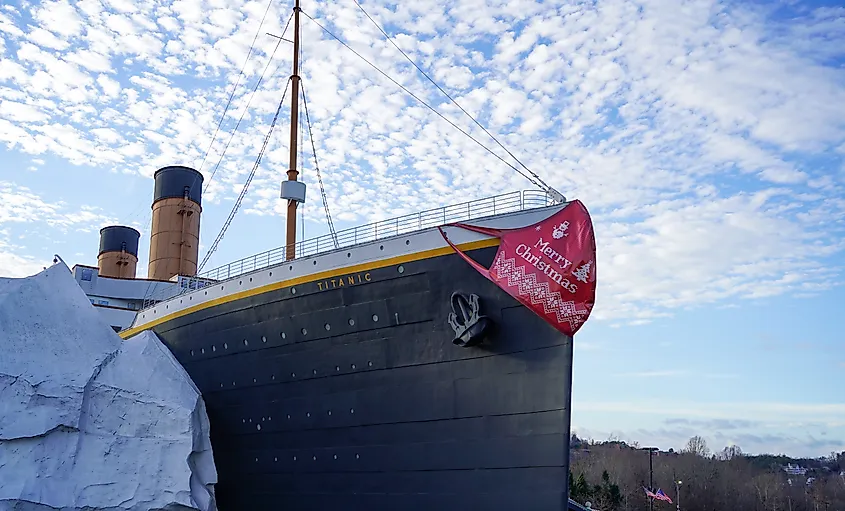 The Titanic Museum in Pigeon Forge, Tennessee.