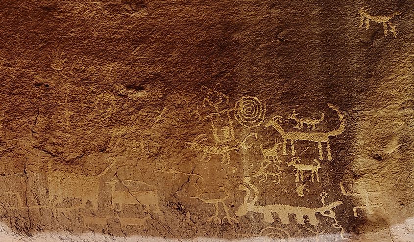 Una Vida Petroglyphs, Chaco Culture National Historic Park, New Mexico