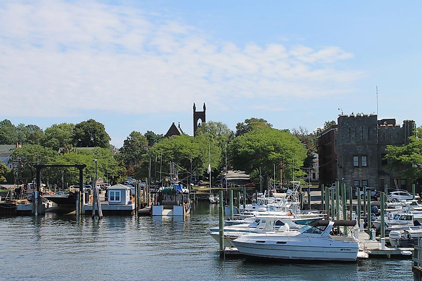 The Port at Bristol, Rhode Island.