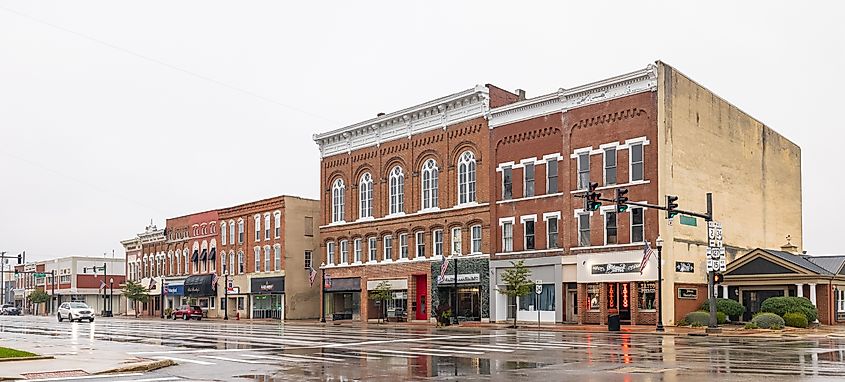 Bryan, Ohio: The Historic Business District along High Street