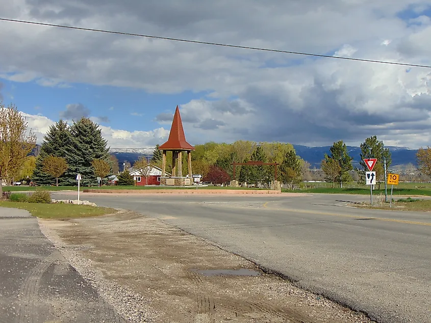 The scenic town of Midway, Utah