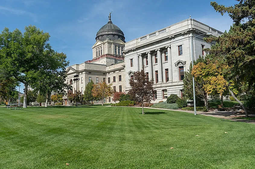 Montana State Capitol in Helena Montana