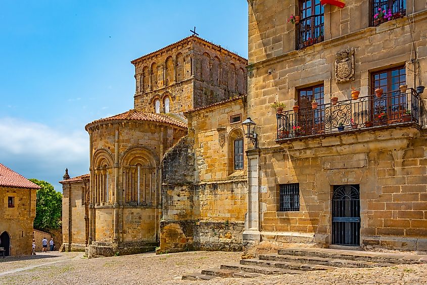 Collegiate Church of Santa Juliana in Santillana del Mar, Spain.