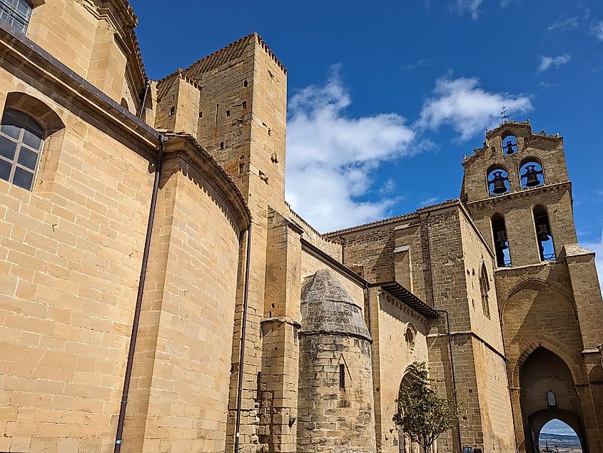 Church of San Juan Bautista in Laguardia, Spain.
