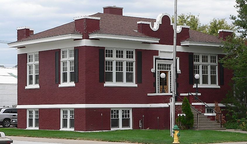 Sidney Carnegie Library building in Sidney, Nebraska