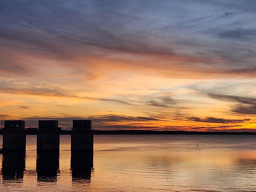 Lake Murray, South Carolina Sunset.