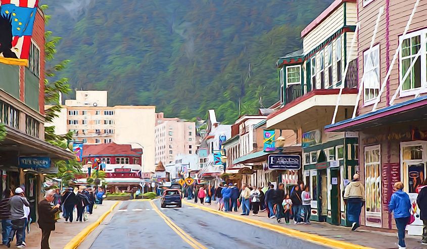 Downtown Juneau.