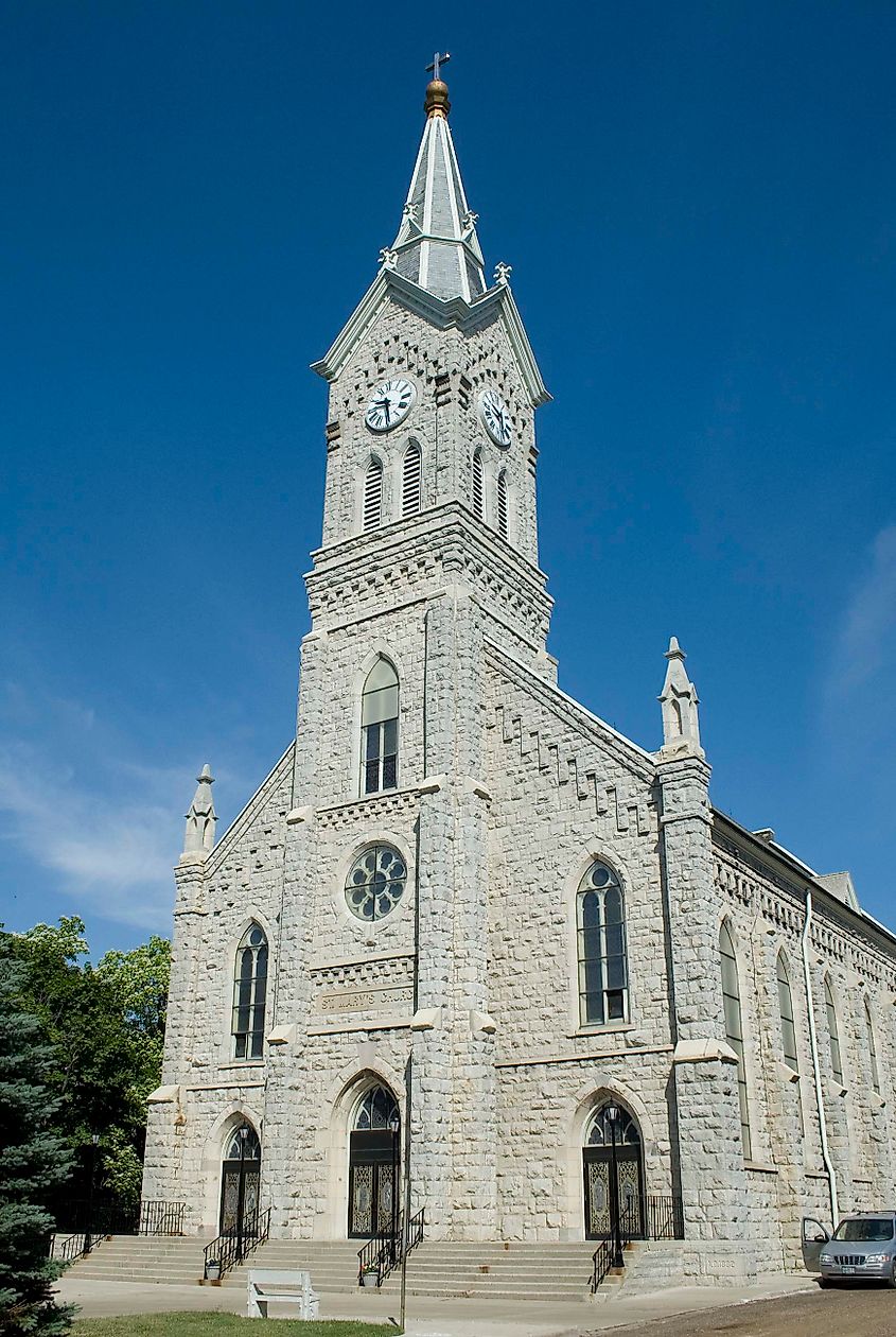 St. Mary's Roman Catholic Church. Registered Historic Place, Port Washington, Wisconsin.