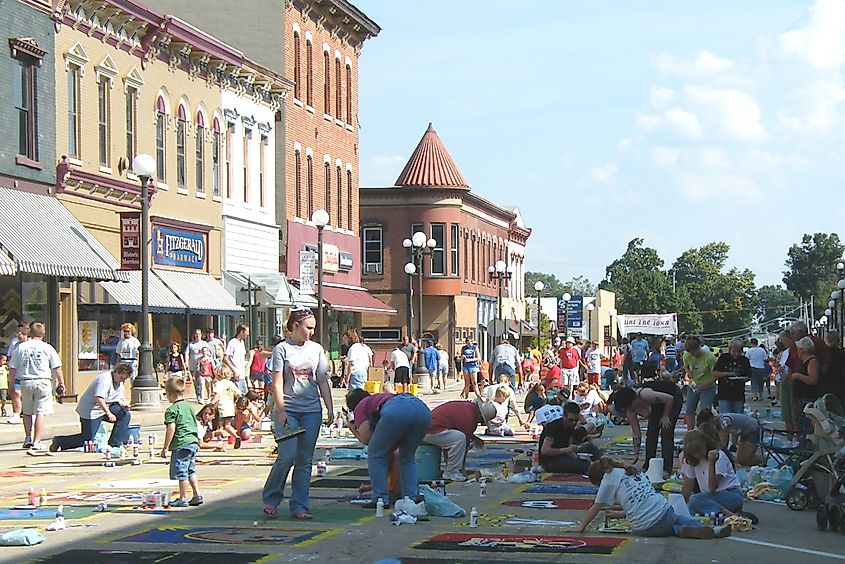 Paint the Town, Morrison's signature event, every third Saturday in September