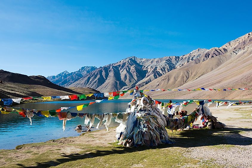 Many glacial lakes in Asia are regarded as sacred places and revered by the local communities.