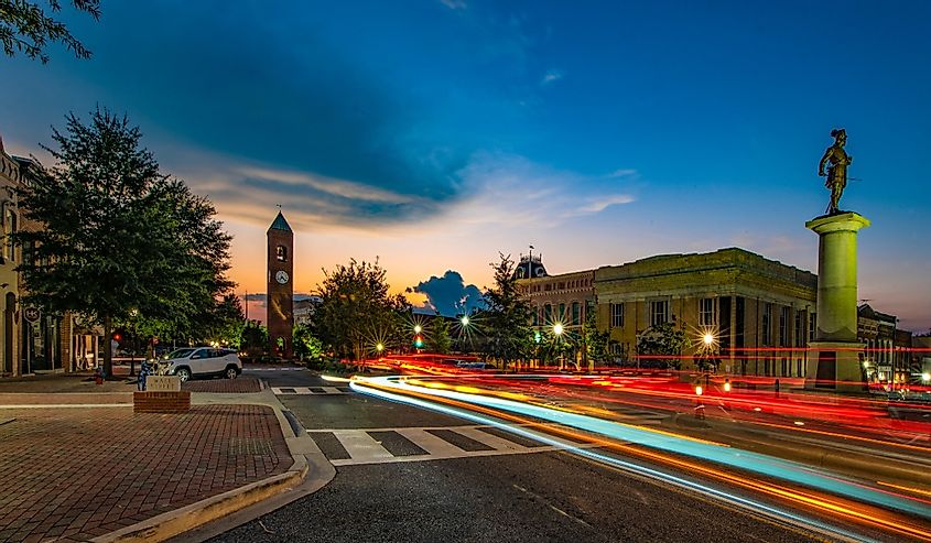 Downtown Spartanburg, South Carolina.