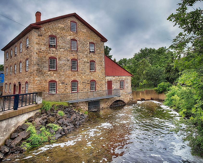 Old Grist Mill in Delta Village, Ontario