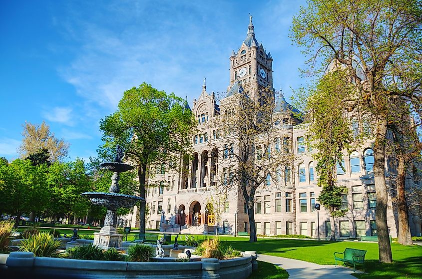 County building on a sunny day in Salt Lake City