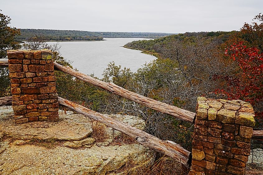 Beautiful nature at Mineral Wells State Park, Texas.