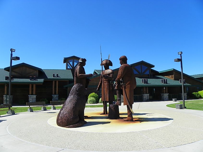 Lewis and Clark Interpretive Center in Washburn, North Dakota. Image credit: J. Stephen Conn via Flickr.com.