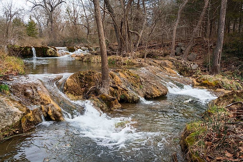 The Travertine Creek at Chickasaw National Recreation Area in Sulphur, Oklahoma