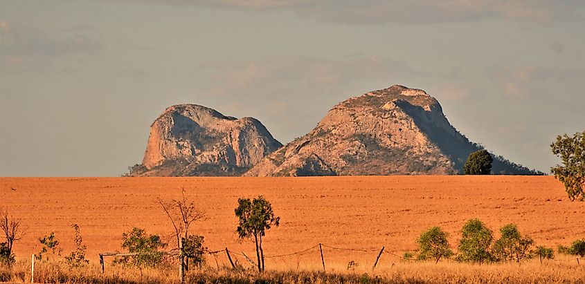 Gemini Mountains in Central Queensland, Australia.