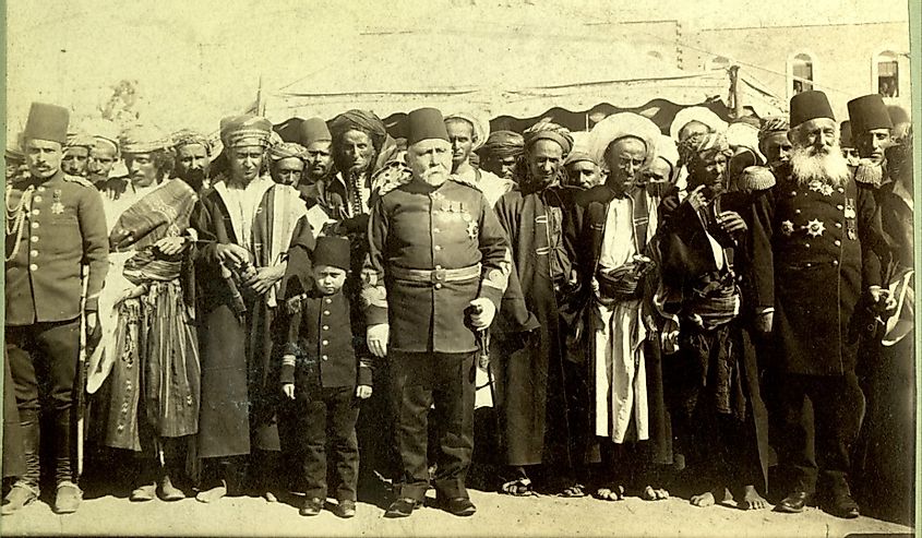 Group of men in Yemen