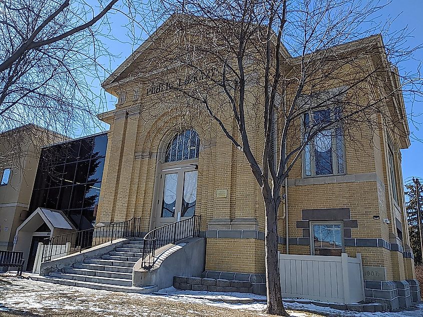 The Pocatello Public Library building still serves as part of the Marshall Public Library. 