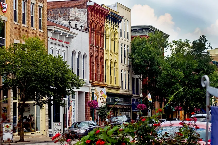 downtown Marietta, Ohio