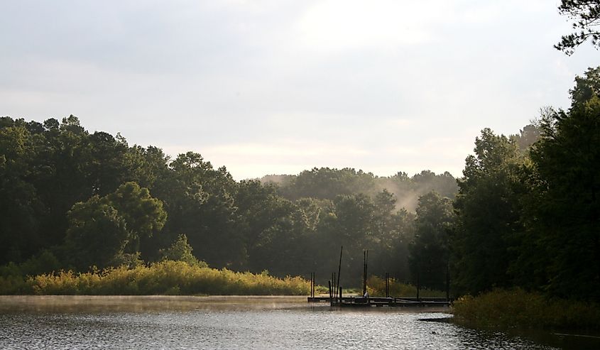 Sunrise at Lake O' the Pines