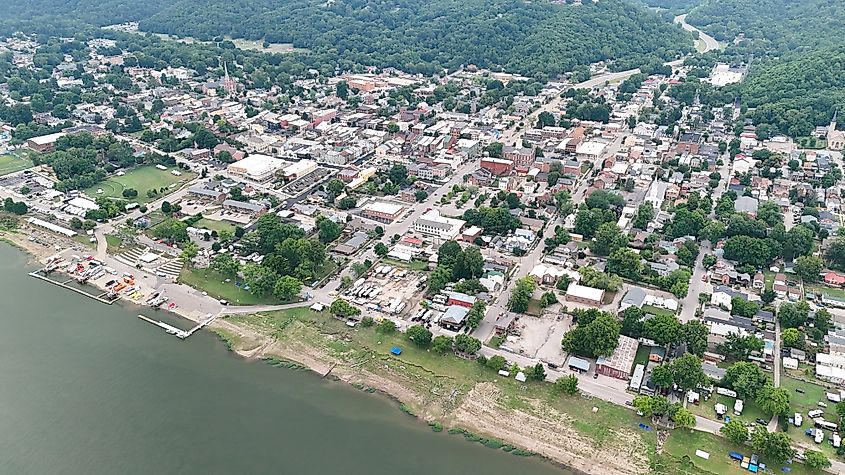 Madison, Indiana, sky view pictures.