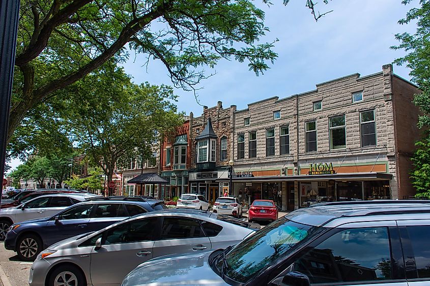 Main street in Holland, Michigan
