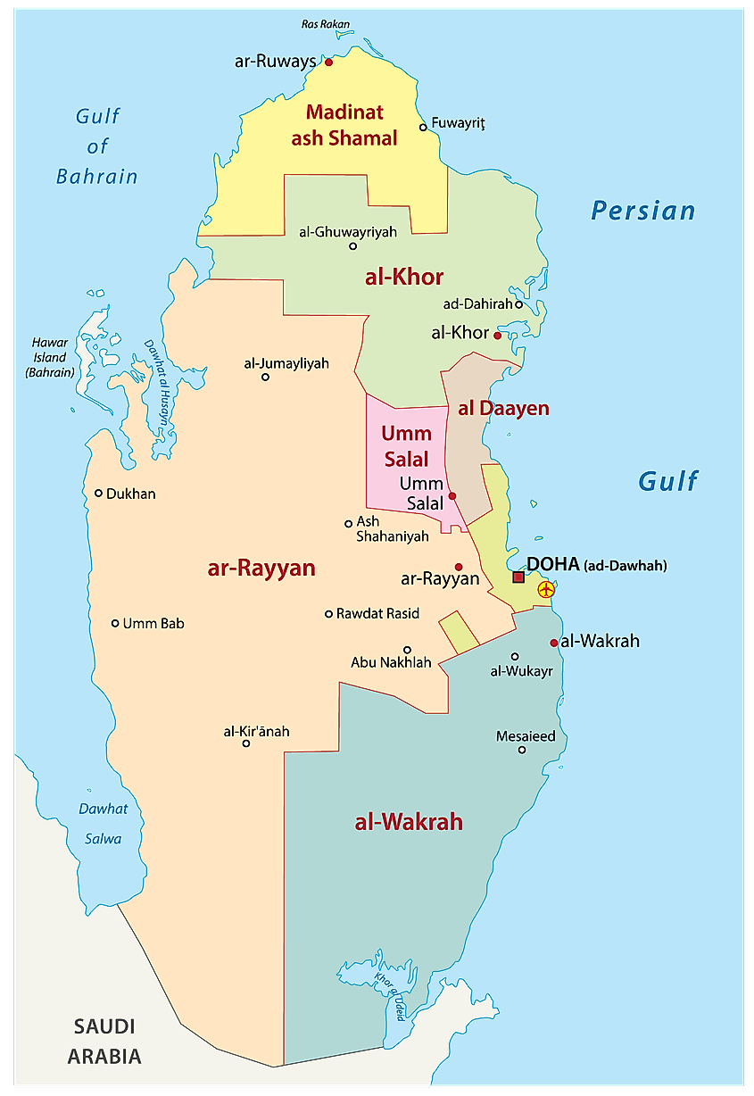 Umm Birka Qatar Map Qatar Maps & Facts - World Atlas