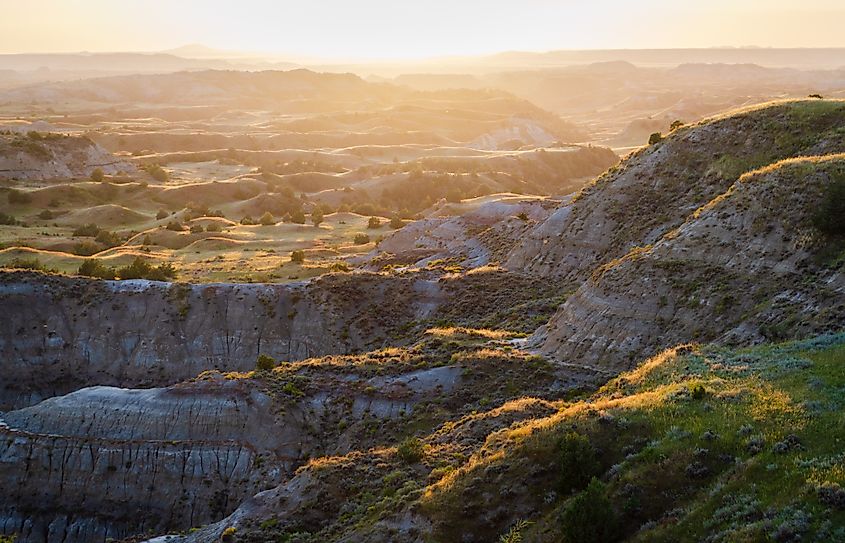 Theodore Roosevelt National Park in Western North Dakota. 