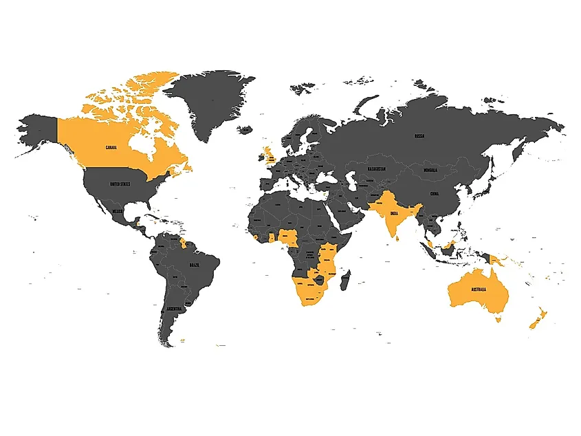 Member states of the British Commonwealth