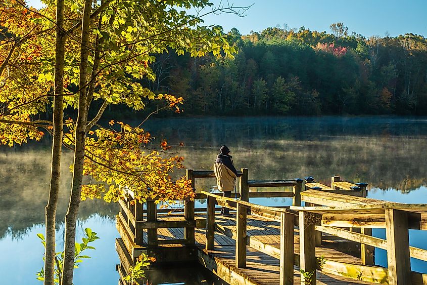 Crowders Mountain State Park in North Carolina.