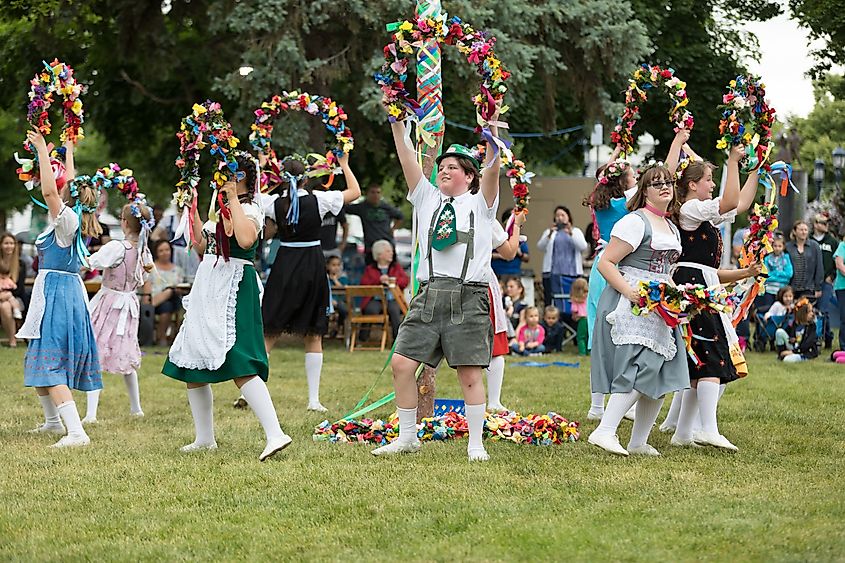 Bavarian Festival Parade in Frankenmuth, Michigan