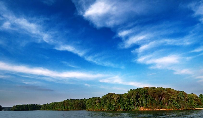 View of Smith Mountain Lake, Virginia