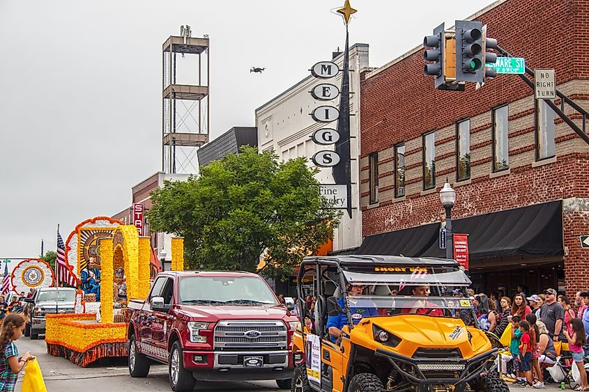Cherokee National Homecoming Parade, Tahlequah, Oklahoma.
