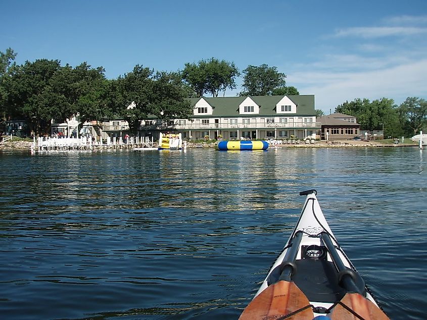 West Okoboji Lake in Iowa.