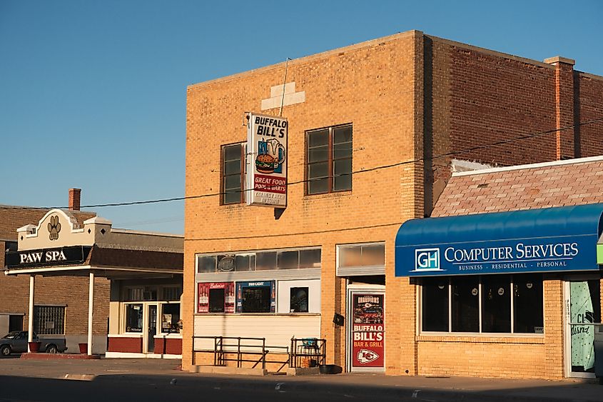 Buffalo Bill’s Bar and Grill in Oakley, Kansas.