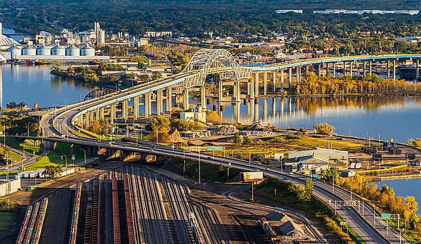 Duluth, Minnesota, in fall.