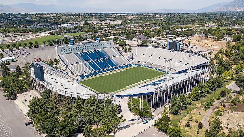 Lavell Edwards Stadium in Provo, Utah