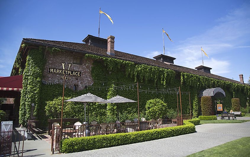 V Marketplace in Yountville, California