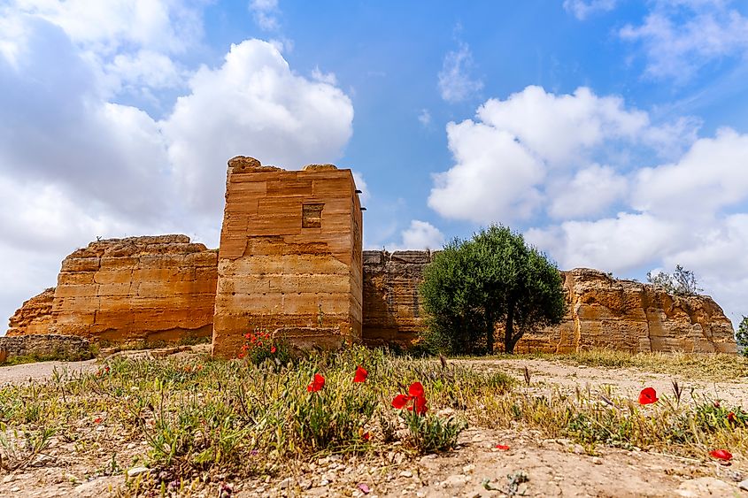 The Castle of Paderne, an ancient fortification located in the municipality of Albufeira, Algarve, Portugal.