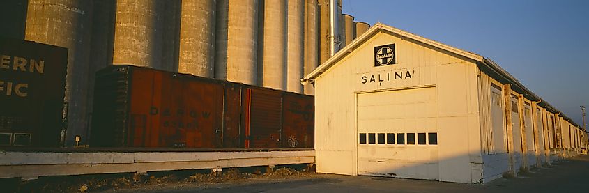 Grain Silo Railroad Station, Salina, Kansas