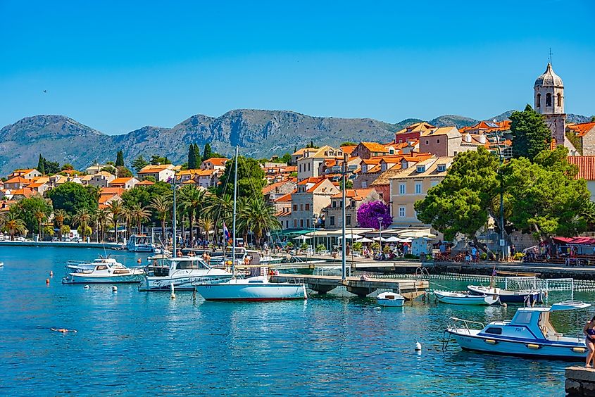 The gorgeous waterfront in Cavtat, Croatia.