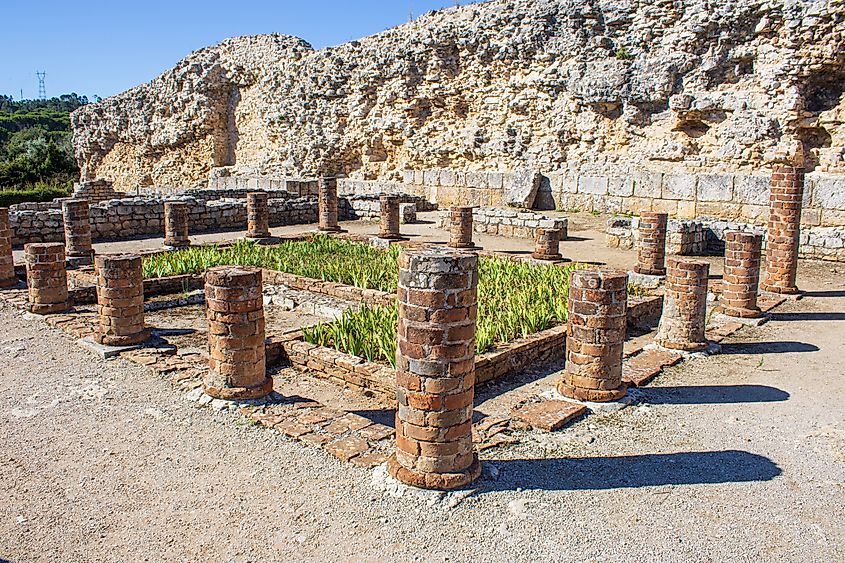 The historical site of Conimbriga, Portugal