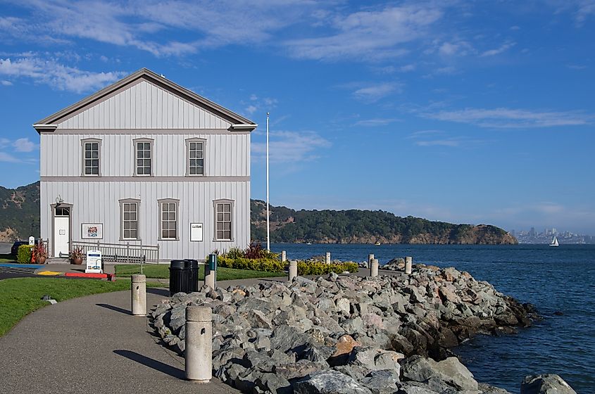Tiburon Railroad & Ferry Depot Museum in California.