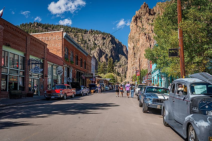 The downtown of Creede, Colorado
