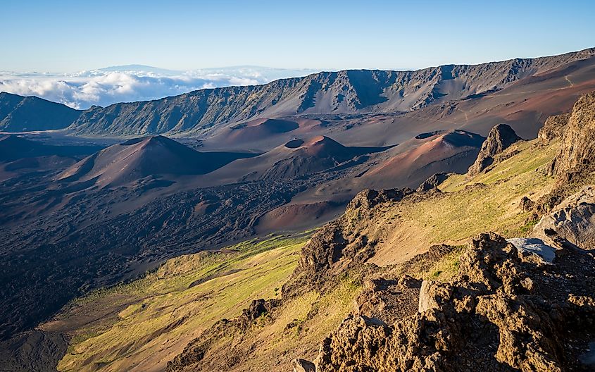 Haleakalā National Park scenery in Hawaii.
