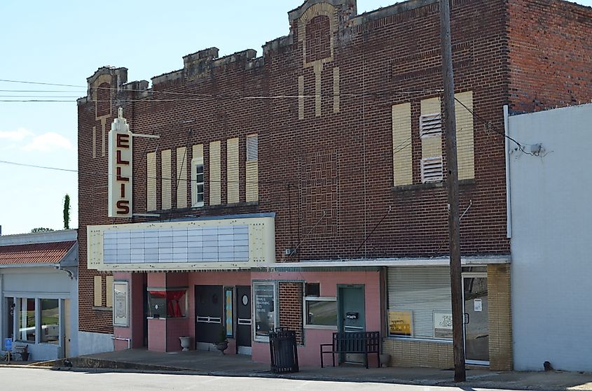 Ellis Theater in Philadelphia, Mississippi.