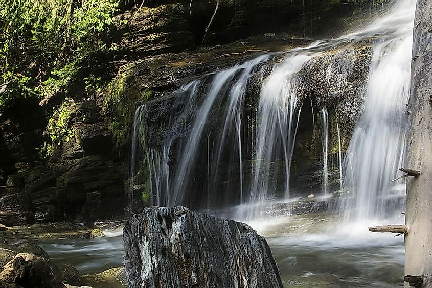 The Long Pool Falls in Arkansas.