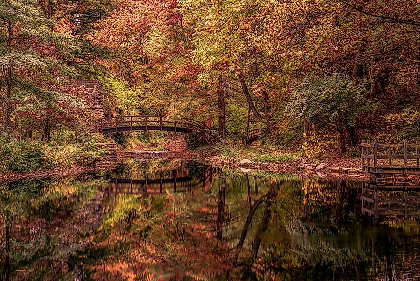Stan Hywet Hall & Gardens in Akron, Ohio.