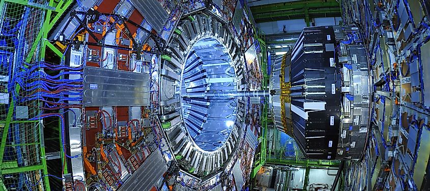 The LHC in Geneva, Switzerland. 